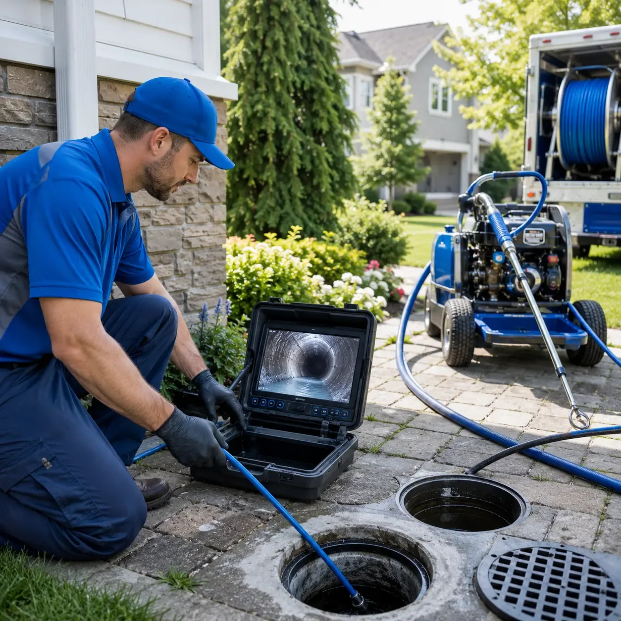 Outdoor drain cleaning professionals serving Pennsburg, PA